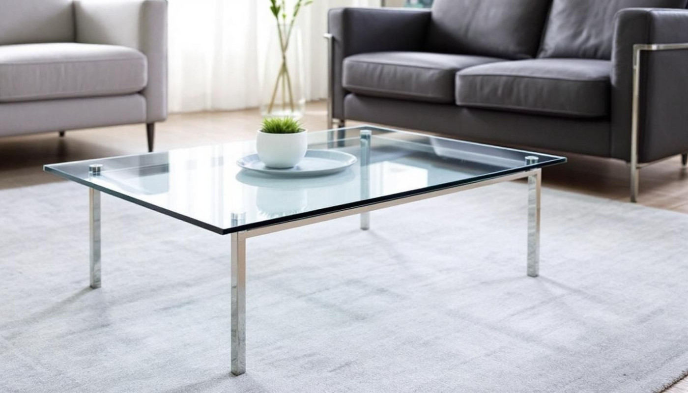 Comment intégrer une table basse en verre dans un décor minimaliste ?